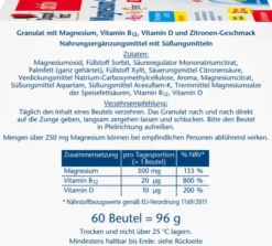 Doppelherz Aktiv Magnesium 500+B12+D3 Depot Direct 60 Portionen