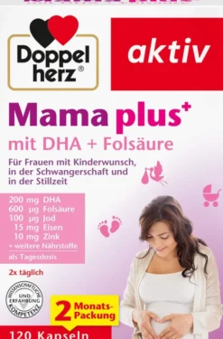 Doppelherz Aktiv Mama Plus Mit Dha + Folsäure 120 Kapseln