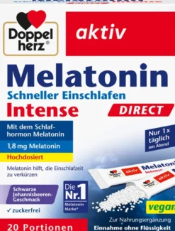 Doppelherz Aktiv Melatonin Direct Schneller Einschlafen 20 Pellets