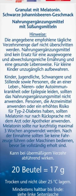 Doppelherz Aktiv Melatonin Direct Schneller Einschlafen 20 Pellets