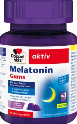 Doppelherz Aktiv Melatonin Gums Zuckerfrei 40 Weichgummis
