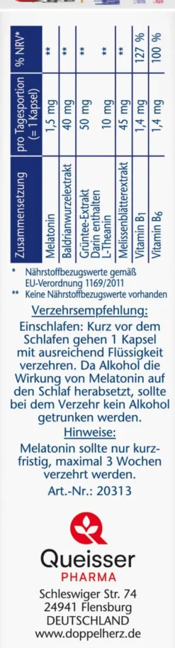 Doppelherz Aktiv Nacht-Komplex Kapseln 30 Stück