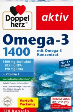 Doppelherz aktiv Omega3 1.400 120 Kapseln
