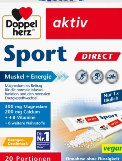 Doppelherz Aktiv Sport Direct Vitamine+mineralien 20 Beutel