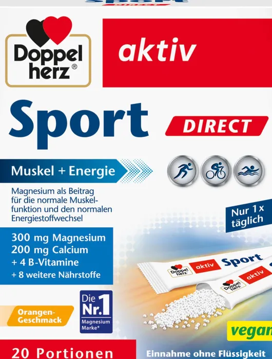 Doppelherz Aktiv Sport Direct Vitamine+mineralien 20 Beutel