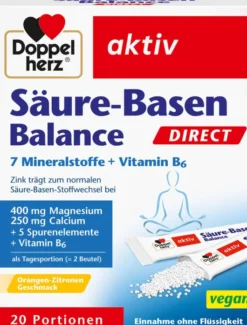Doppelherz Aktiv Säure - Basen Balance 20 Direct Pellets