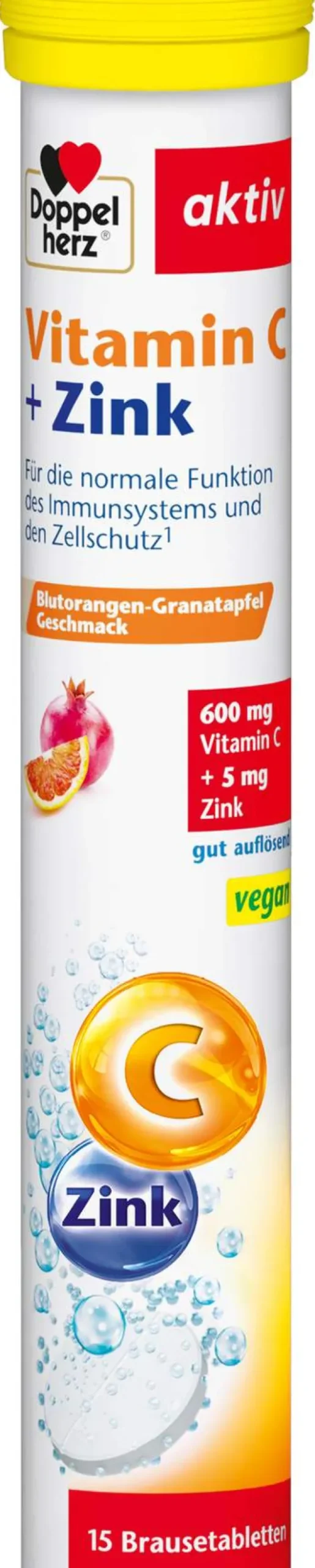 Doppelherz aktiv Vitamin C + Zink 15 Brausetabletten