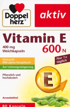 Doppelherz aktiv Vitamin E 600 N 80 Weichkapseln