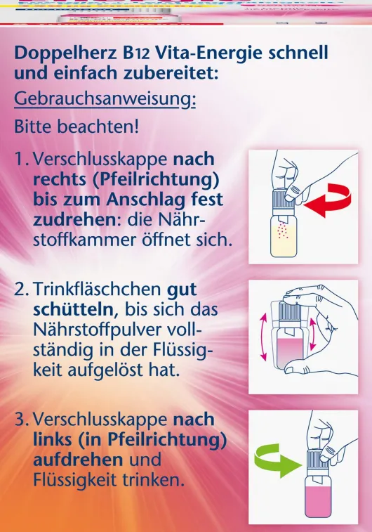 Doppelherz B12 Vita-Energie 8 Trinkampullen