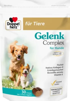 Doppelherz Gelenk Complex für Hunde 30 Chews