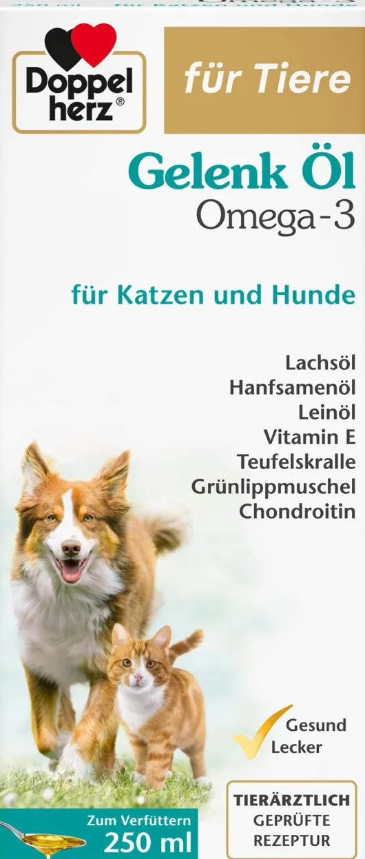 Doppelherz Gelenk Öl Für Katzen und Hunde 250 ml