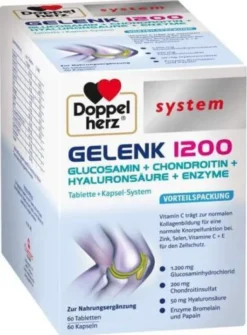 Doppelherz Gelenk 1200 system 60 Kapseln + 60 Tabletten 1 Kombipackung