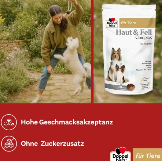 Doppelherz Haut & Fell Complex Für Hunde 60 Chews