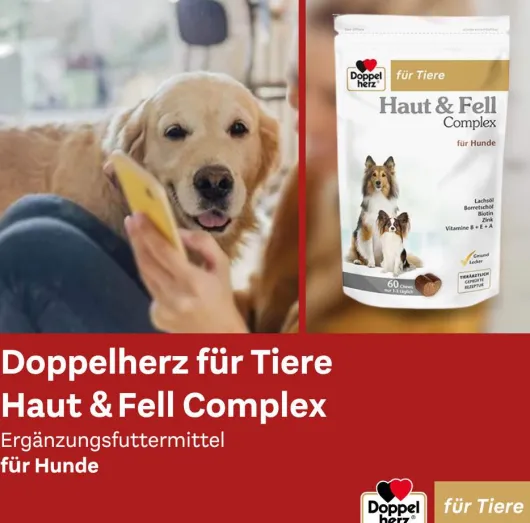 Doppelherz Haut & Fell Complex Für Hunde 60 Chews