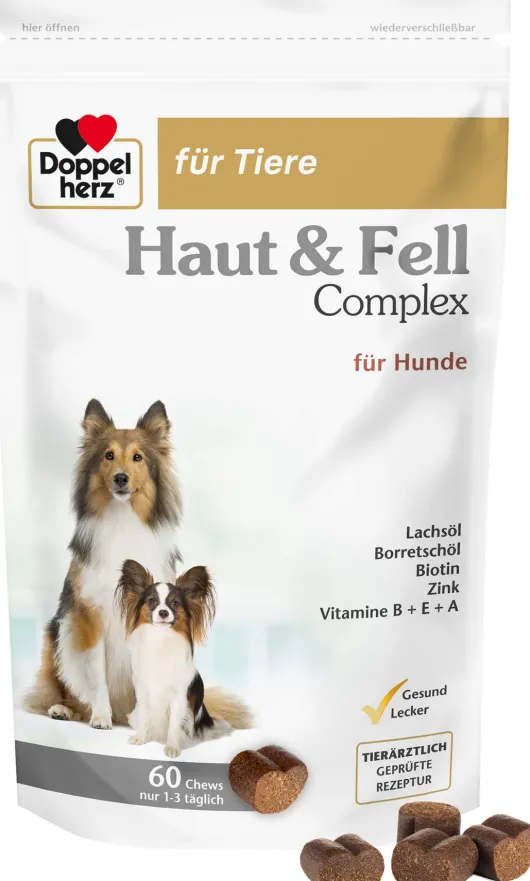 Doppelherz Haut & Fell Complex Für Hunde 60 Chews