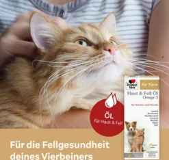 Doppelherz Haut & Fell Öl Für Katzen und Hunde 250 ml
