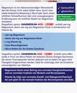 Doppelherz Magnesium 400 Direkt System 30 Portionsbeutel