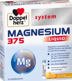Doppelherz Magnesium 375 Liquid 10 Trinkampullen