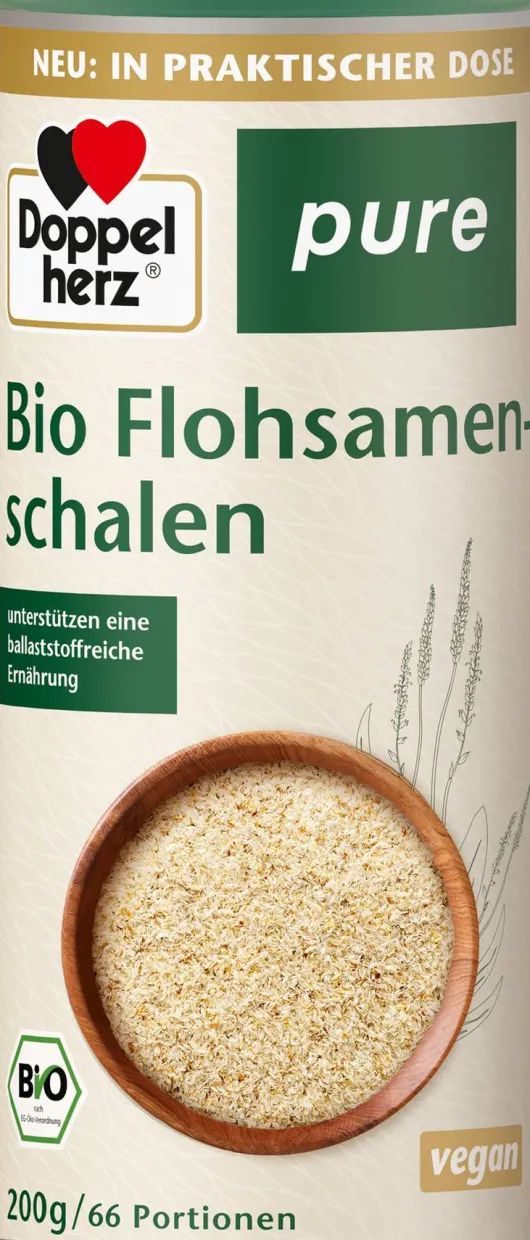 Doppelherz Pure Bio Flohsamenschalen Pulver 200 G