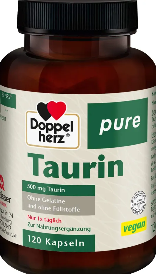Doppelherz Pure Taurin 120 Kapseln