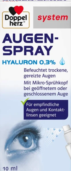 Doppelherz System Augenspray Hyaluron 0,3% 10 ml