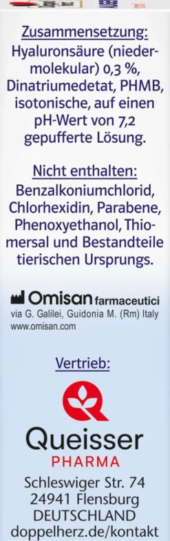 Doppelherz System Augenspray Hyaluron 0,3% 10 ml