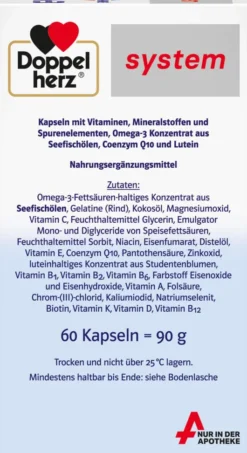 Doppelherz system A-Z + Omega-3 all-in-one 60 Kapseln