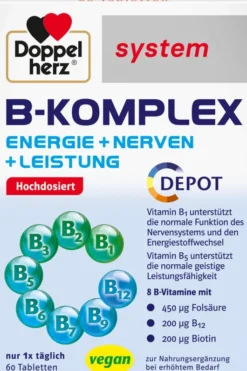 Doppelherz system B-Komplex 60 Tabletten