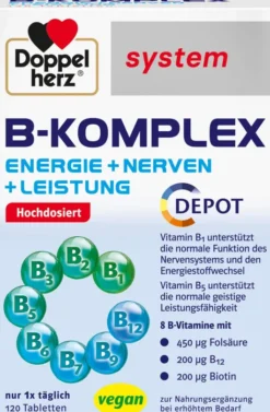 Doppelherz system B-Komplex 120 Tabletten