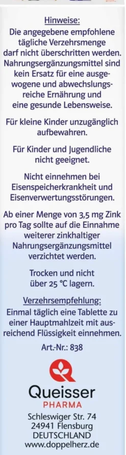 Doppelherz System Für Sie 30 Tabletten