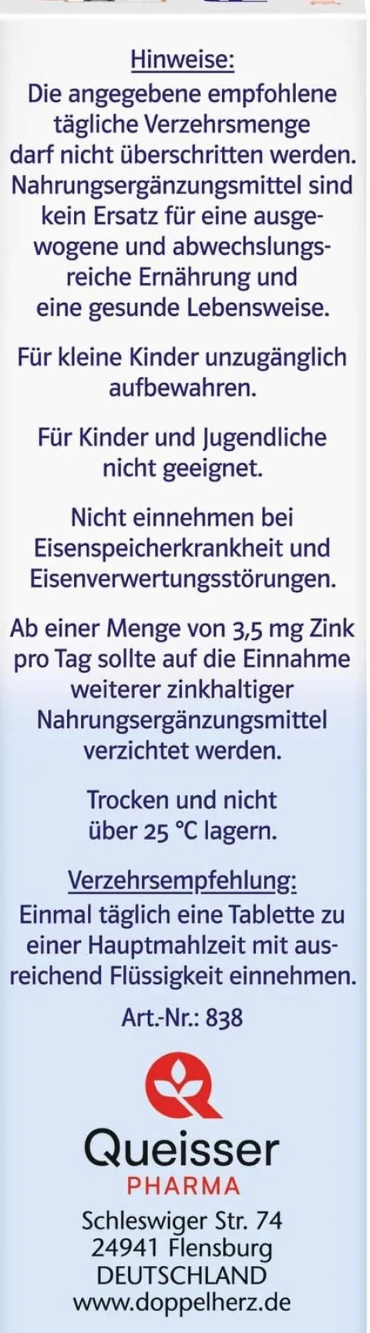 Doppelherz System Für Sie 30 Tabletten