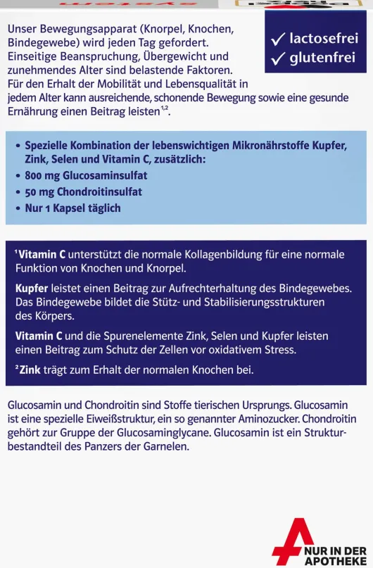 Doppelherz system Glucosamin Plus 800 system 120 Kapseln