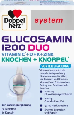 Doppelherz system Glucosamin 1200 Duo 120 Tabletten
