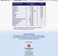Doppelherz system Glucosamin 1200 Duo 120 Tabletten