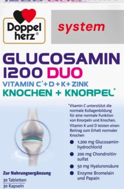 Doppelherz system Glucosamin 1200 Duo 60 Tabletten