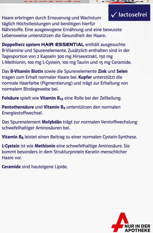 Doppelherz system Hair Essential 120 Kapseln