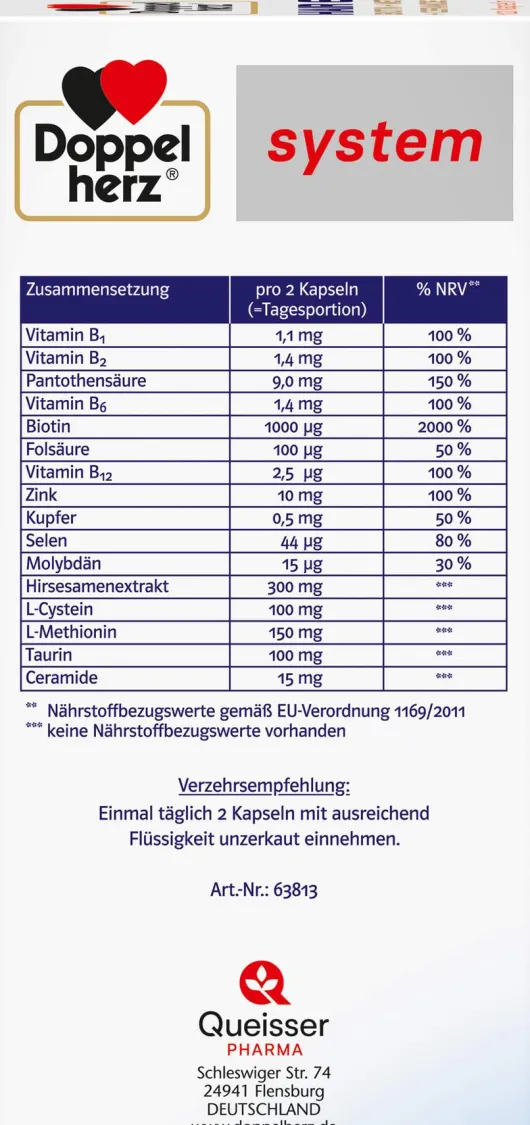 Doppelherz system Hair Essential 120 Kapseln