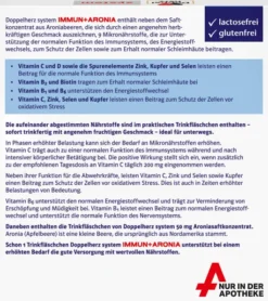 Doppelherz System Immun+aronia 10 Trinkampullen