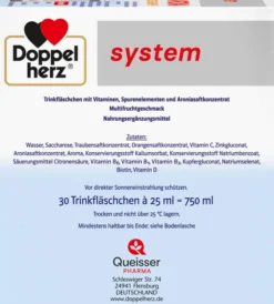 Doppelherz system Immun+aronia 30 Trinkampullen
