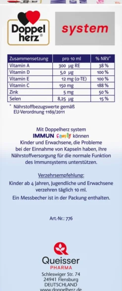 Doppelherz System Immun Family Multivitamine 250 ml