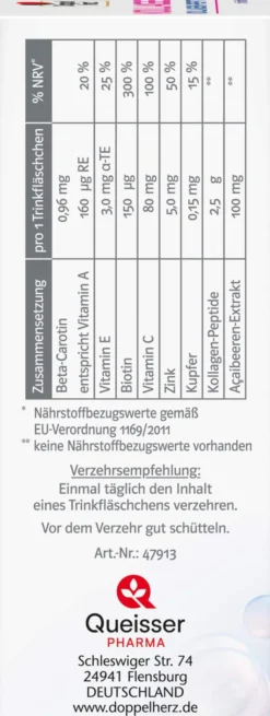 Doppelherz System Kollagen Beauty 10 Trinkampullen