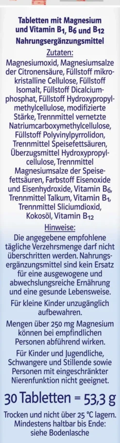 Doppelherz System Magnesium 500 Depot 30 Tabletten