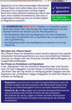 Doppelherz System Magnesium 500 Depot 60 Tabletten