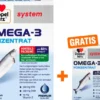Doppelherz system Omega 3 Konzentrat Kapseln 120 Stück + gratis Doppelherz system Omega-3 Konzentrat 5 Kapseln