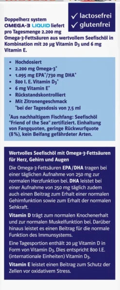 Doppelherz system Omega 3 150 ml Liquid