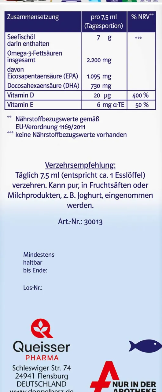 Doppelherz system Omega 3 150 ml Liquid