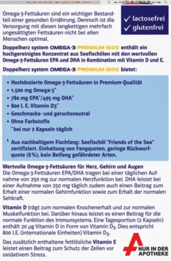 Doppelherz System Omega-3 Premium 1500 60 Kapseln