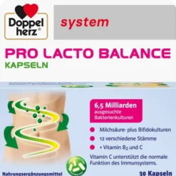 Doppelherz System Pro Lacto Balance 30 Kapseln