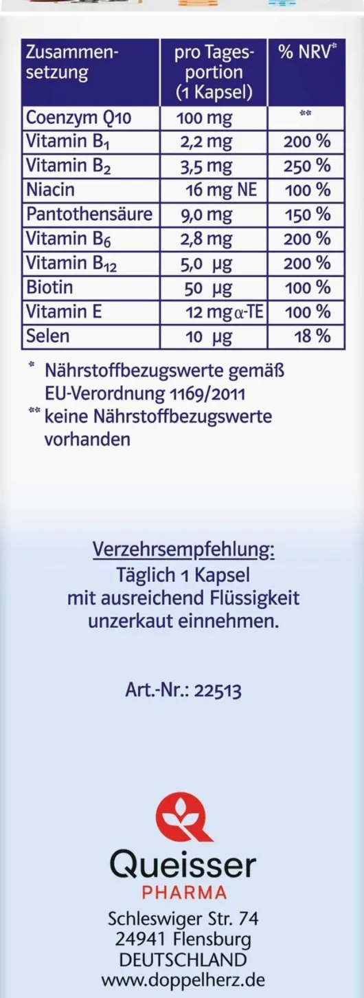 Doppelherz System Q10 Ubiquinol 100 60 Kapseln