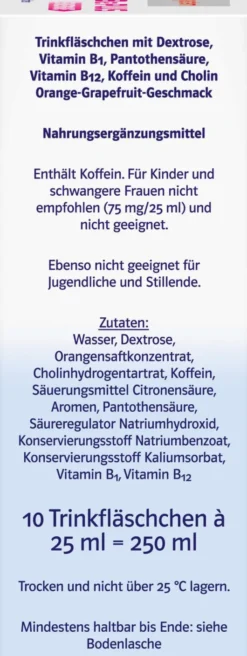 Doppelherz System Vitamin B12 Plus Trinkampullen 10 X 25 ml